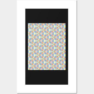 Paper Clip Seamless Pattern Posters and Art